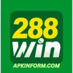 288Win game logo with bold yellow “288” text and white “Win” text on a green background with a crescent and star symbol.